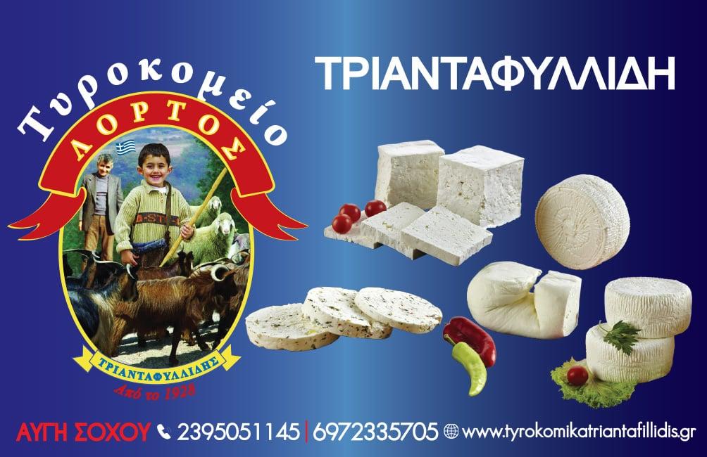 TYΡOKOMEIO ΤΡΙΑΝΤΑΦΥΛΛΙΔΗ