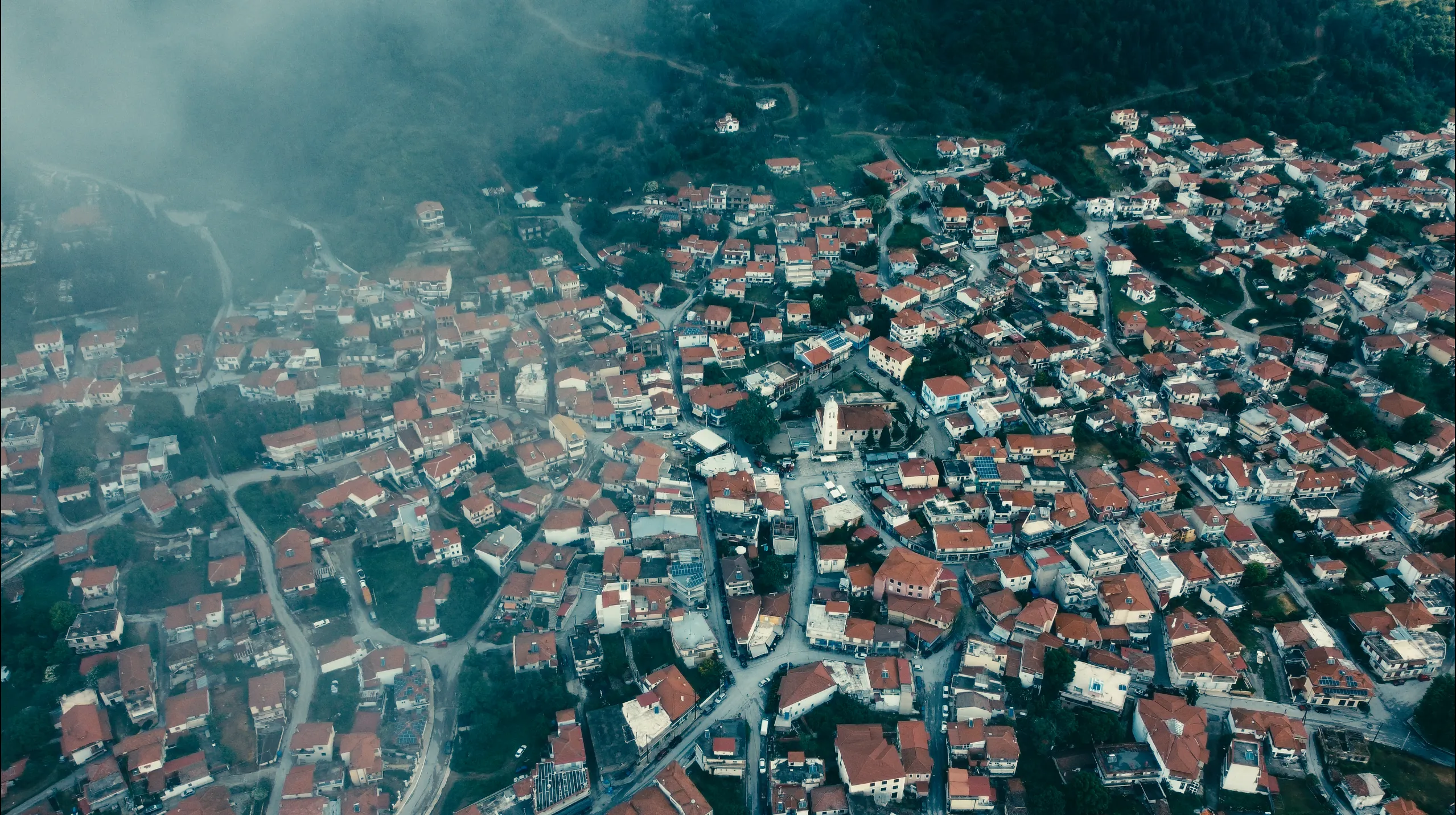 Aerial view of Sochos